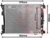 VAN WEZEL 82002433 Radiator, engine cooling